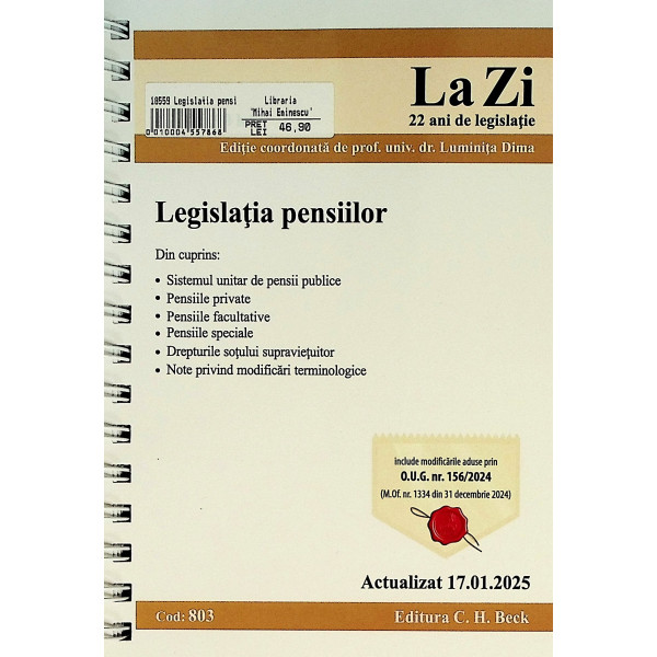 Legislatia pensiilor