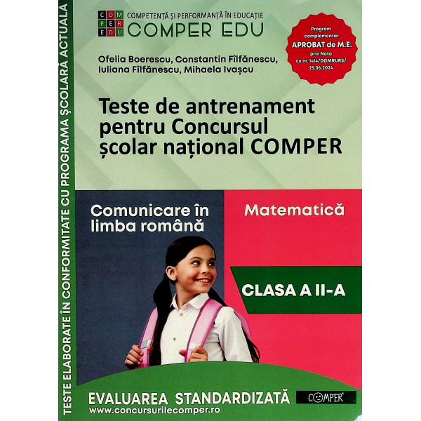 Comunicare in limba romana. Matematica, clasa a II-a - Teste de antrenament pentru Concursul scolar national COMPER