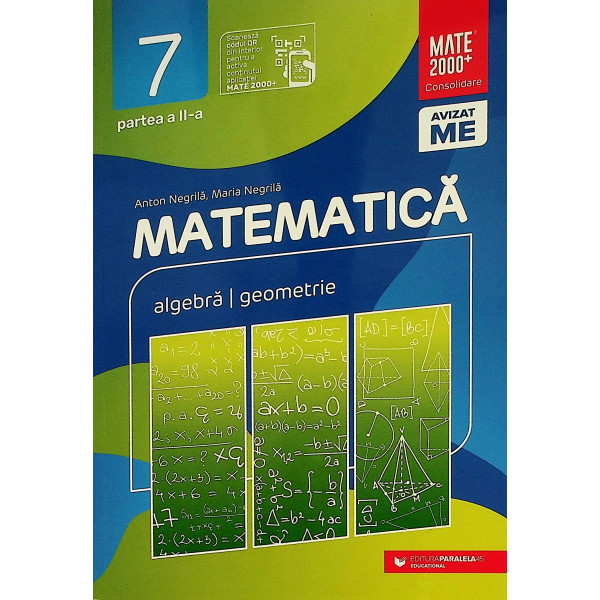 Matematica, clasa a VII-a, partea a II-a - Algebra, geometrie
