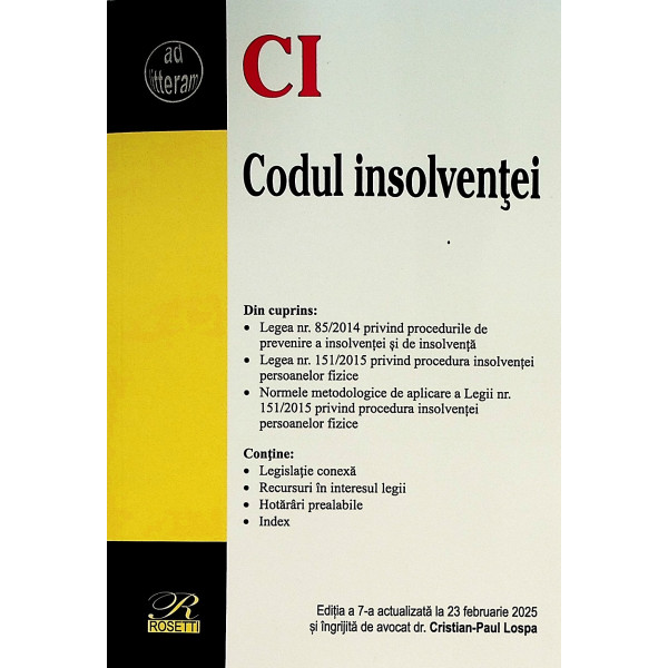 Codul insolventei