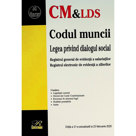 Codul muncii. Legea privind...