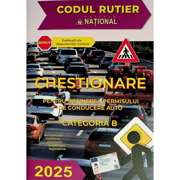 Chestionare pentru obtinerea permisului de conducere auto, Categoria B