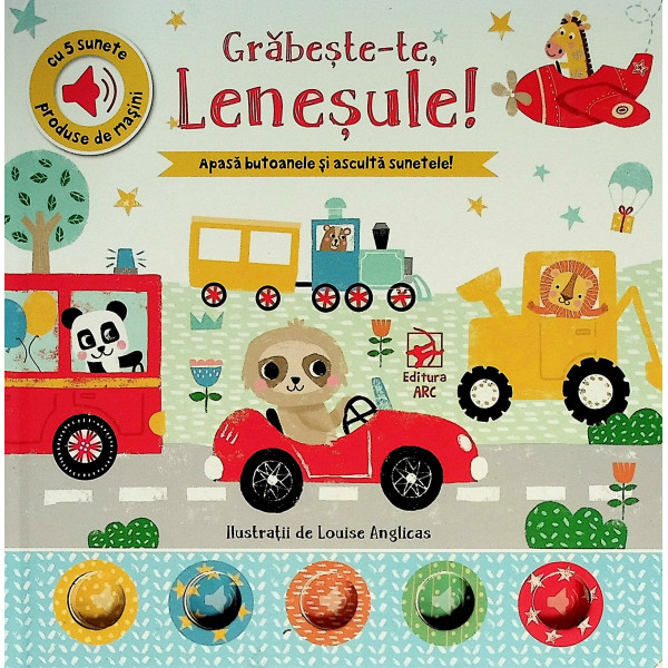 Grabeste-te, lenesule! Apasa butoanele si asculta sunertele!