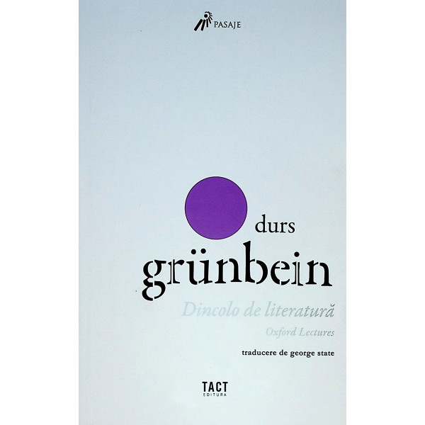 Dincolo de literatura. Oxford Lectures