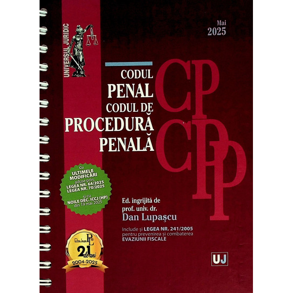 Codul penal. Codul de procedura penala