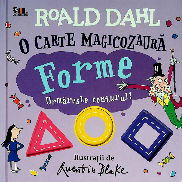 Forme - Urmareste conturul. O carte magicozaura