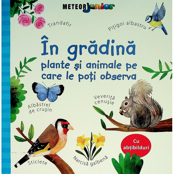 In gradina. Plante si animale pe care le poti observa, cu abtibilduri