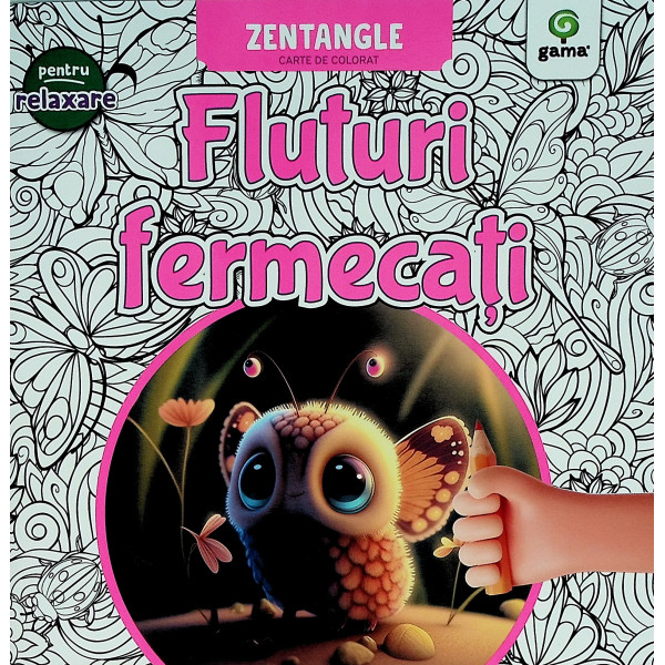 Fluturi fermecati. Zentangle