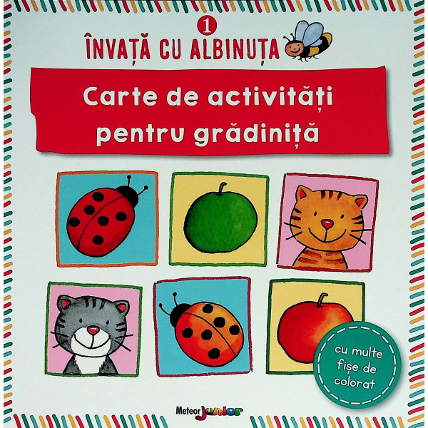 Invata cu Albinuta 1 - Carte de activitati pentru gradinita