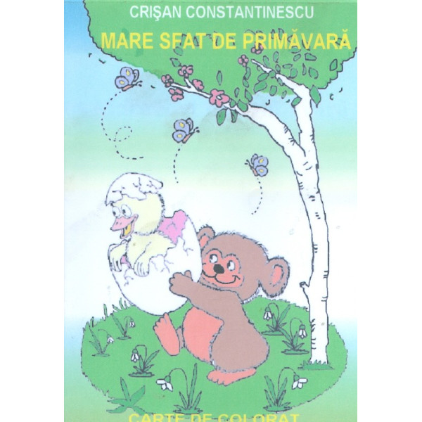 Mare sfat de primavara. Carte de colorat