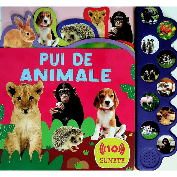 Pui de animale. Carte cu sunete
