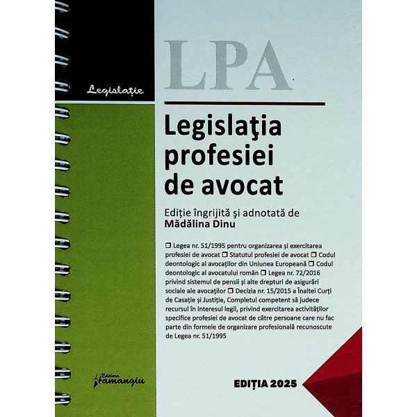 Legislatia profesiei de avocat