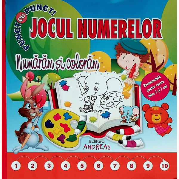 Jocul numerelor. Numaram si coloram