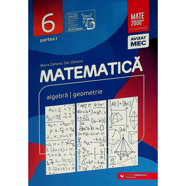 Matematica, clasa a VI-a, partea I - Algebra, geometrie