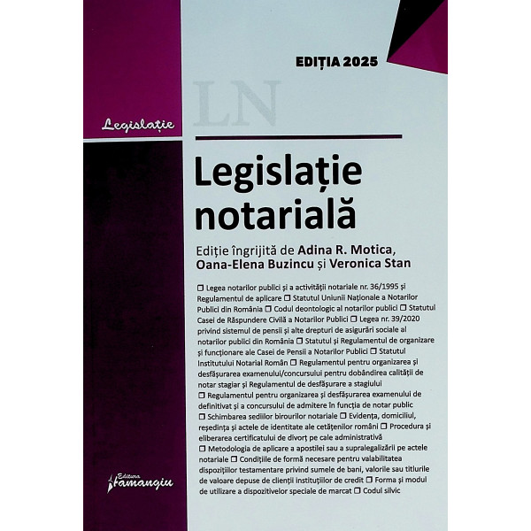 Legislatie notariala
