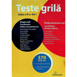 Teste grila, vol. I- Drept...