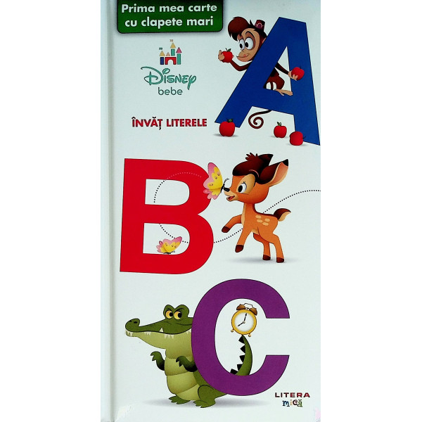 Prima mea carte cu clapete mari - Invat literele