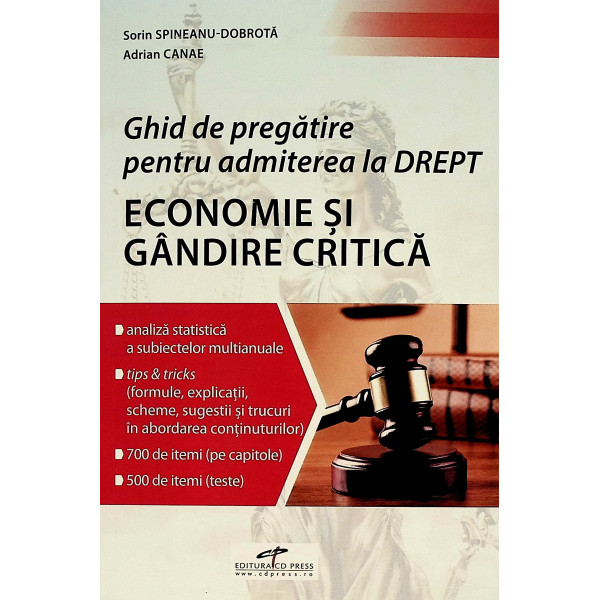 Economie si gandire critica - Ghid de pregatire pentru admiterea la drept