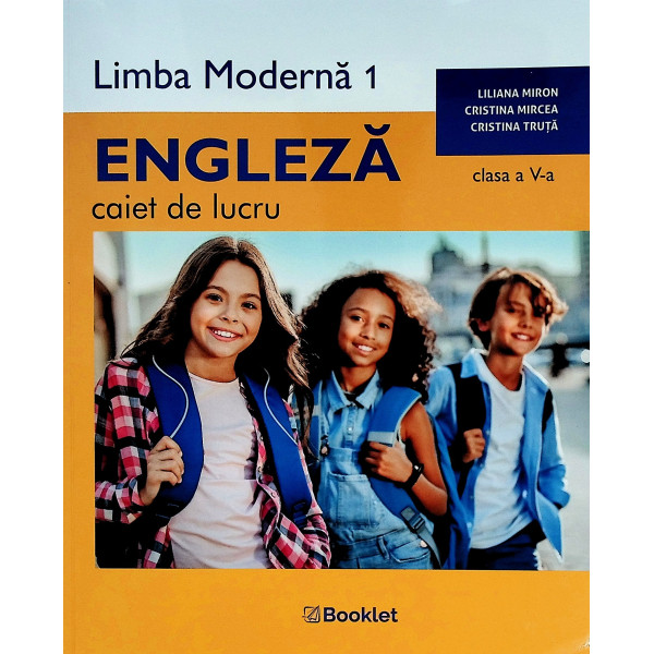 Engleza, clasa a V-a. Limba moderna 1. Caiet de lucru