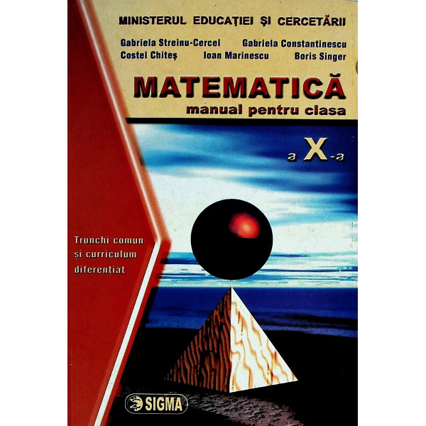 Matematica, clasa a X-a