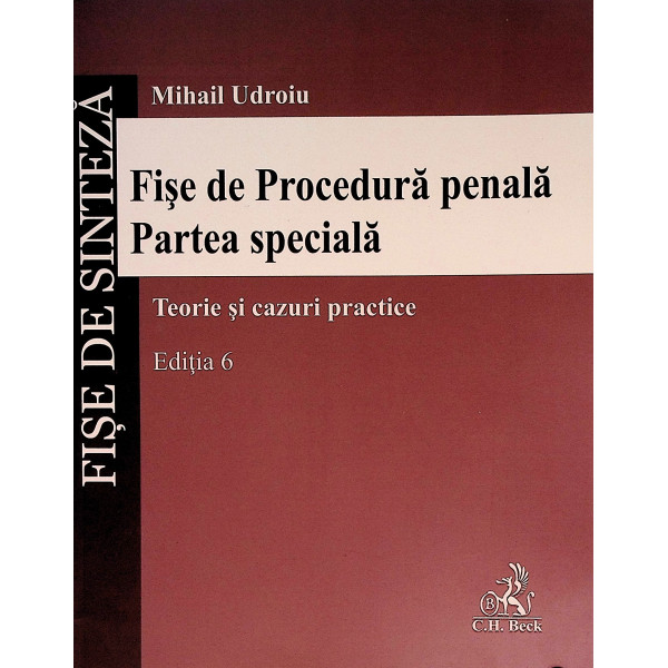 Fise de Procedura penala. Partea speciala