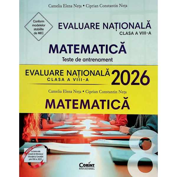 Matematica, clasa a VIII-a-Evaluare Nationala. Teste de antrenament