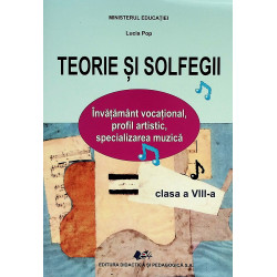 Teorie si solfegii, clasa a...