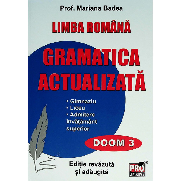 Limba romana - Gramatica actualizata, DOOM3