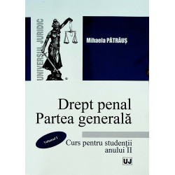 Drept penal, vol. I -...