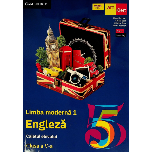 Engleza. Limba moderna 1- Caietul elevului, clasa a V-a