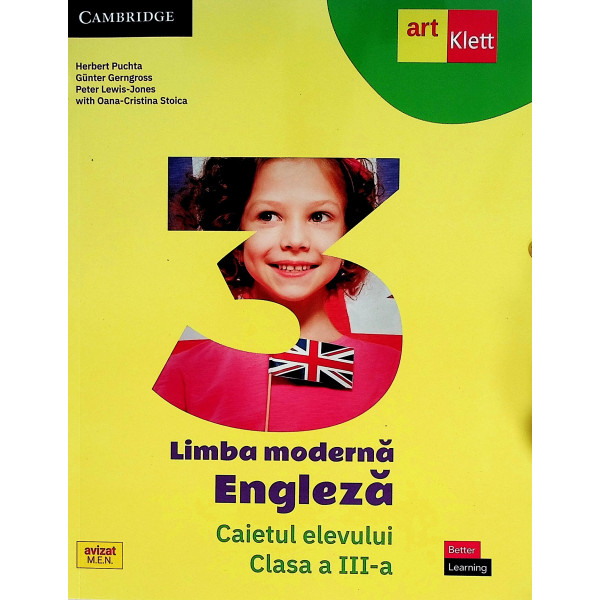 Limba moderna engleza, clasa a III-a. Caietul elevului