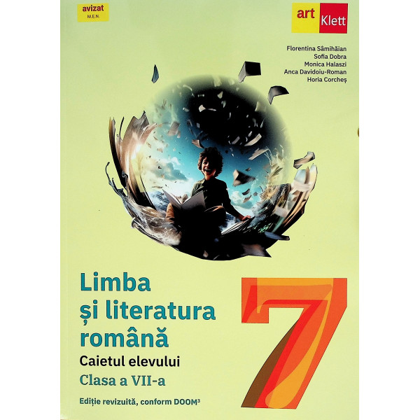 Limba si literatura romana, clasa a VII-a. Caietul elevului