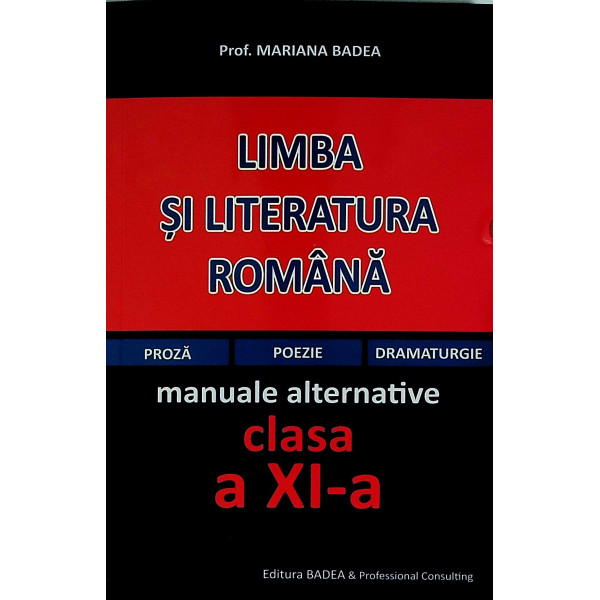 Limba si literatura romana, clasa a XI-a