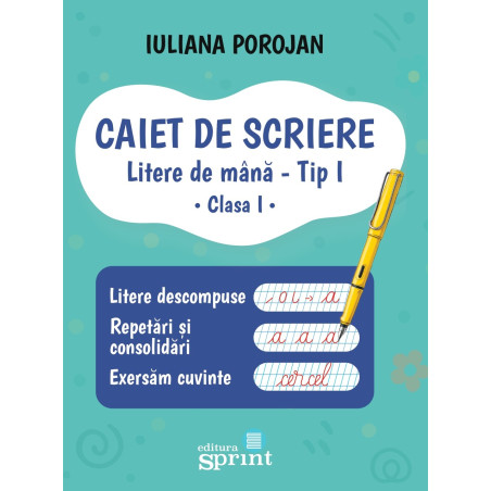 Caiet de scriere. Litere de...