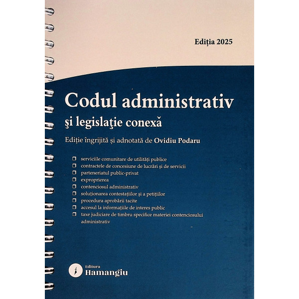 Codul administrativ si legislatie conexa