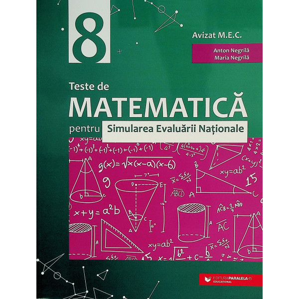 Teste de matematica pentru Simularea Evaluarii Nationale, clasa a VIII-a