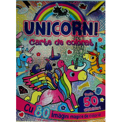 Unicorni. Carte de colorat