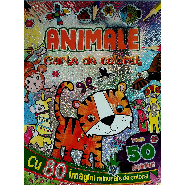 Animale. Carte de colorat
