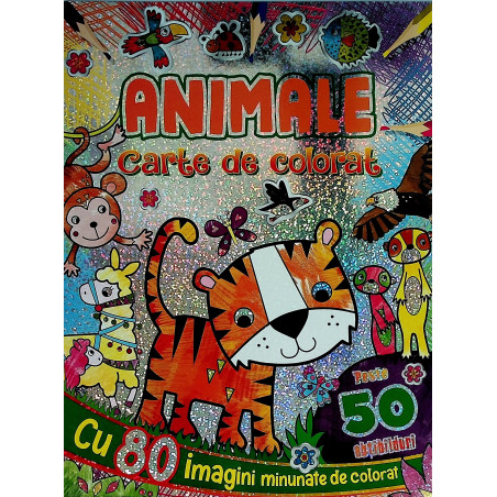 Animale. Carte de colorat