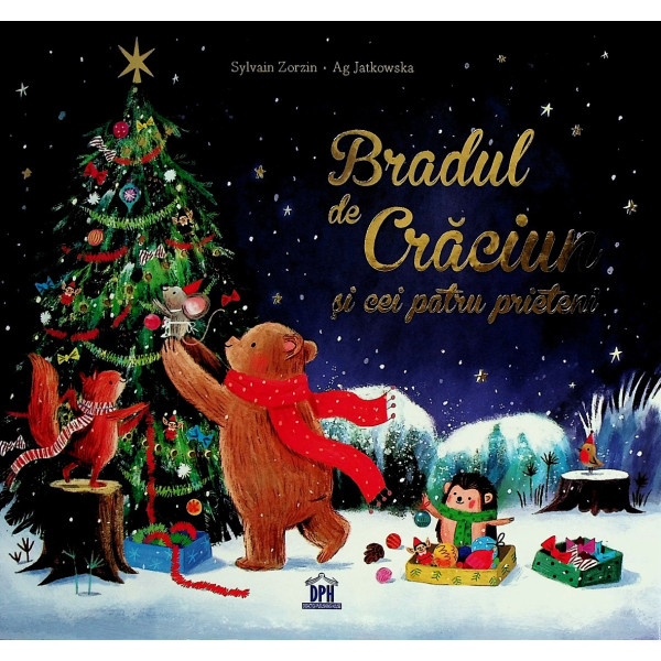 Bradul de Craciun si cei patru prieteni