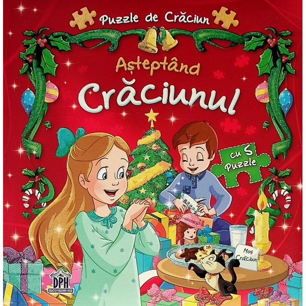 Asteptand Craciunul. Carte puzzle