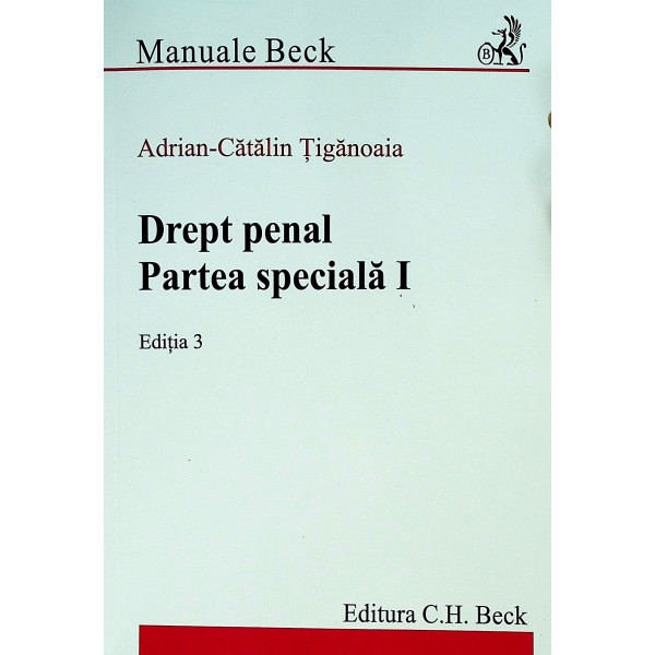Drept penal. Partea speciala I