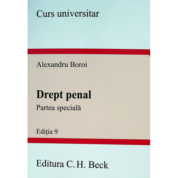 Drept penal. partea speciala