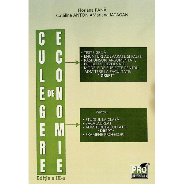 Culegere de economie