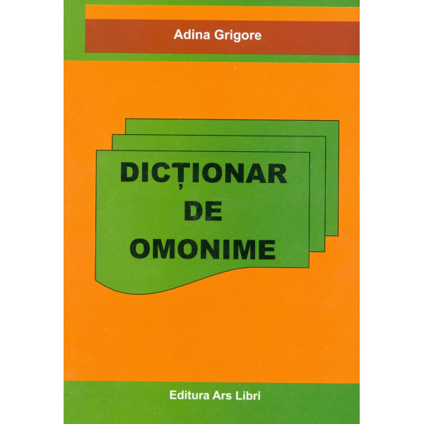 Dictionar de omonime