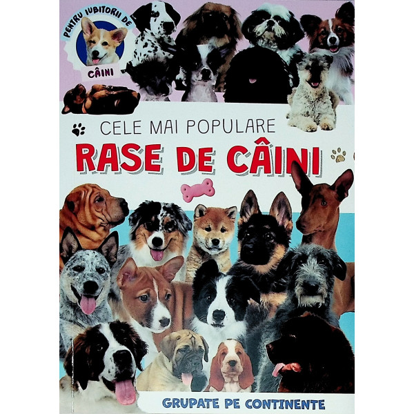 Cele mai populate rase de caini grupate pe continente