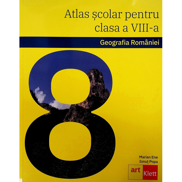 Atlas scolar pentru clasa a VIII-a - Geografia Romaniei