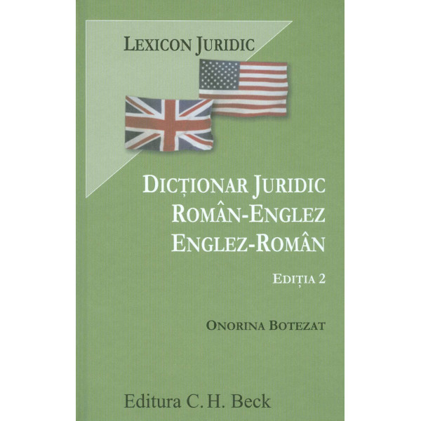 Dictionar juridic roman-englez dublu