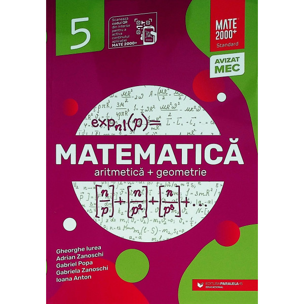 Matematica, clasa a V-a - Aritmetica+Geometrie