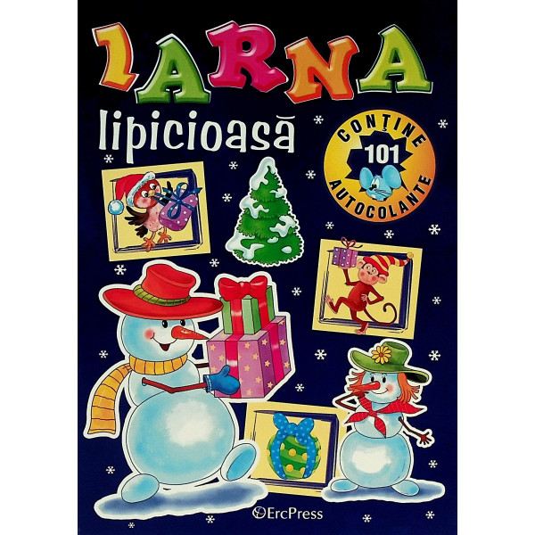 Iarna lipicioasa. Contine 101 autocolante